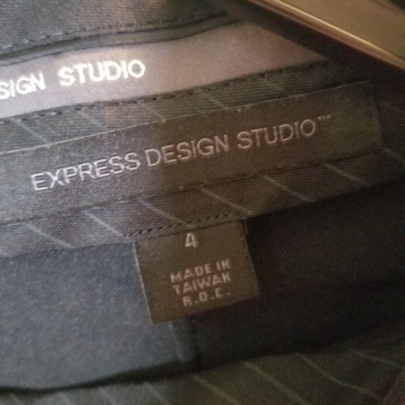 Express Pencil Skirt with Button Detail - Size 4 - Picture 2 of 5